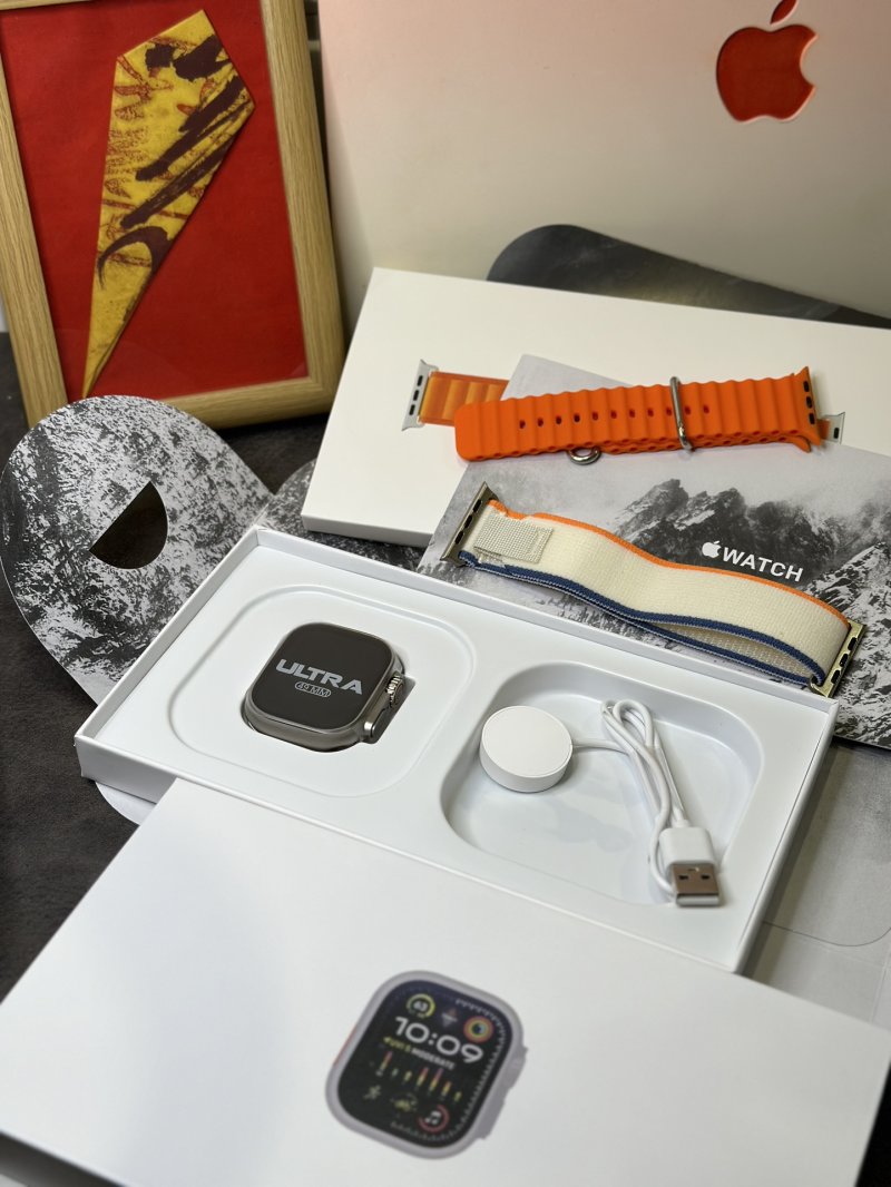 Apple Watch Ultra 2 49mm Smartwatch - Orange/Cream view