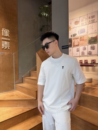 Ami White Heart Logo T-Shirt