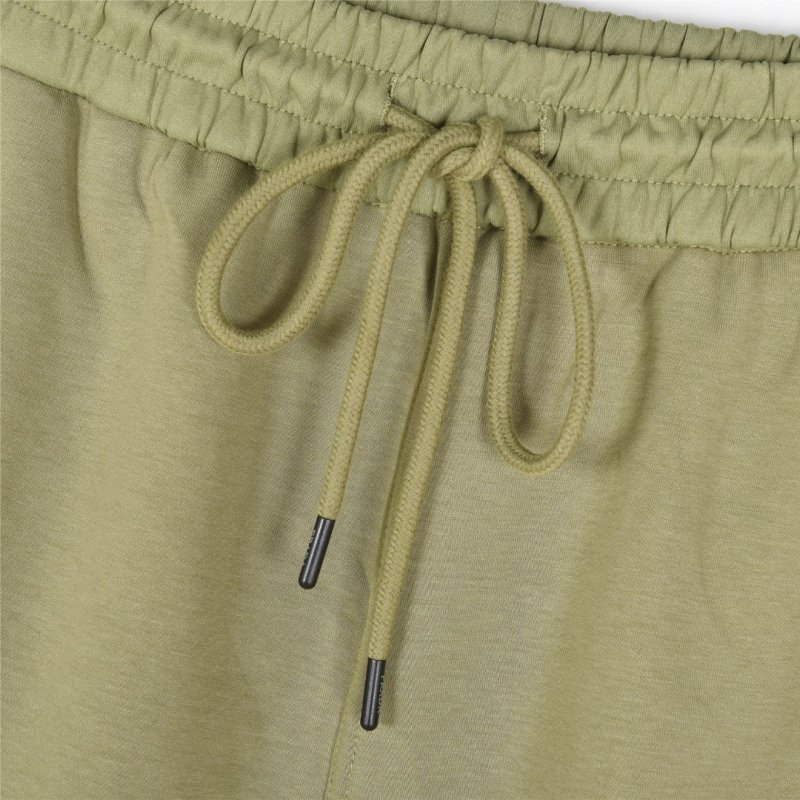 Prada Khaki Track Shorts with Side Stripe view