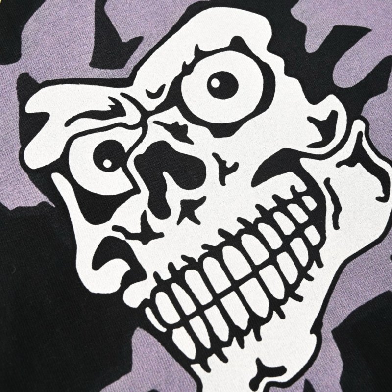Stüssy Black Skull Graphic Short Sleeve T-Shirt view