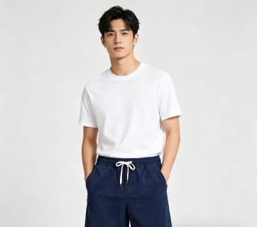 Polo Ralph Lauren Navy Corduroy Shorts view 3