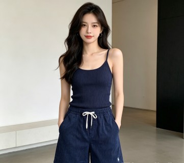 Polo Ralph Lauren Navy Corduroy Shorts view 5