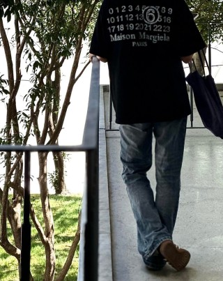 Black Oversized Short Sleeve T-Shirt with Embroidered Detail view 9
