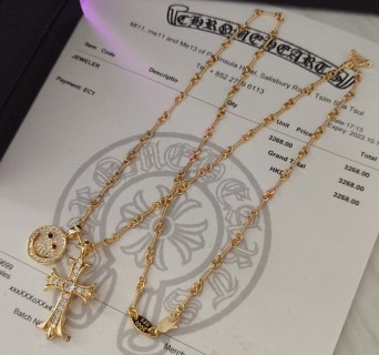 Chrome Hearts Silver Shield Pendant Necklace view 8