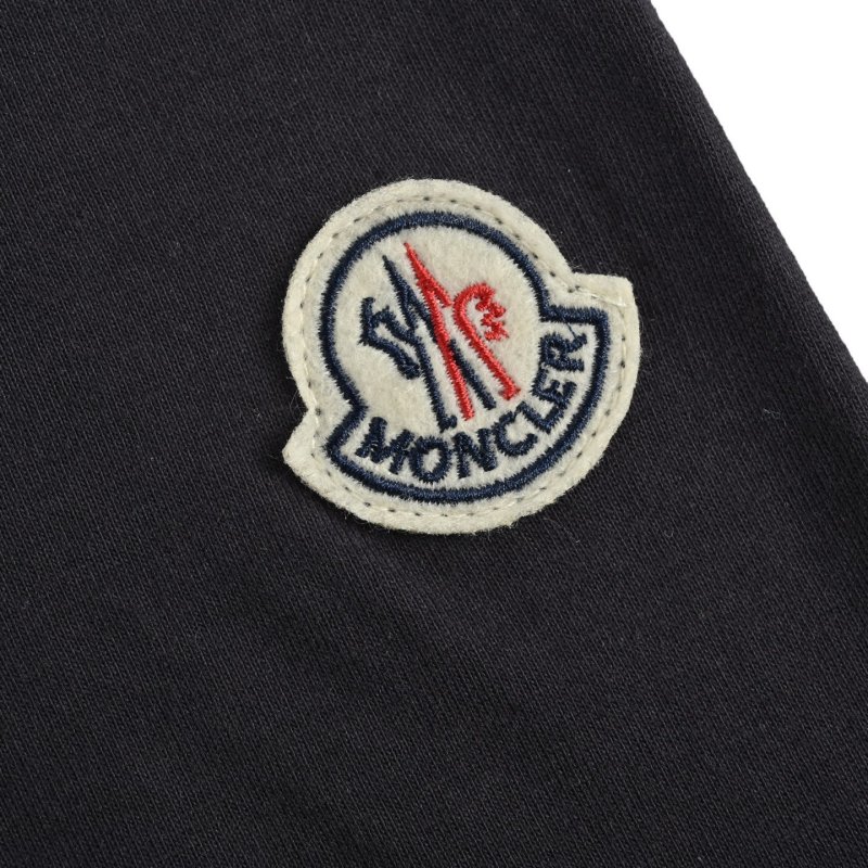 Moncler Script Logo Black Short Sleeve T-Shirt view