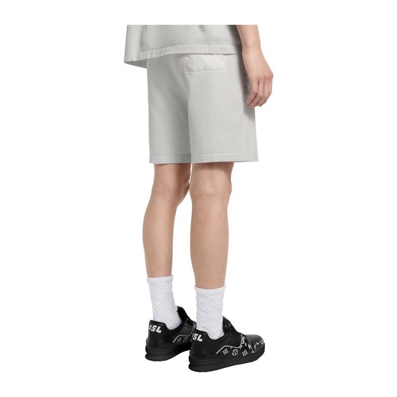 Louis Vuitton Knit Jacquard Nylon Drawstring Shorts Cream view