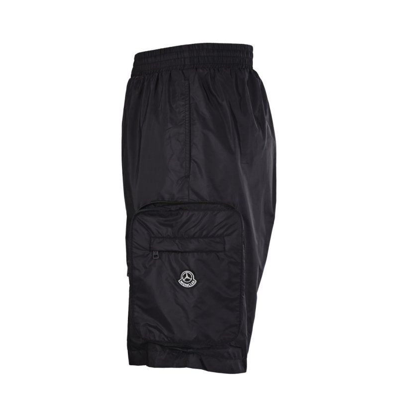 Moncler Navy Collaborative Nylon Cargo Shorts view