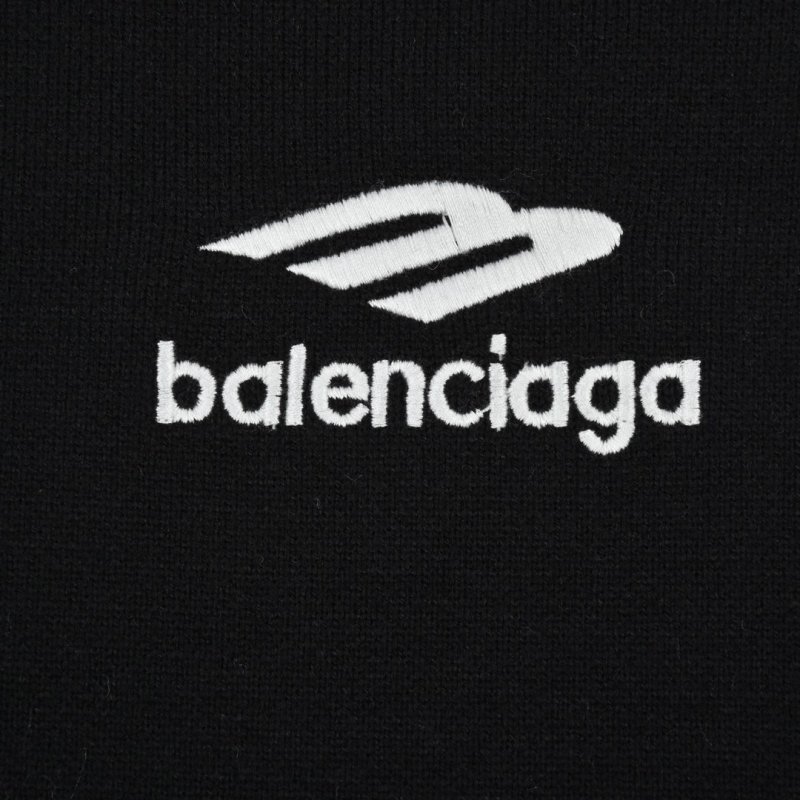 Balenciaga Black Logo Sweatshirt view