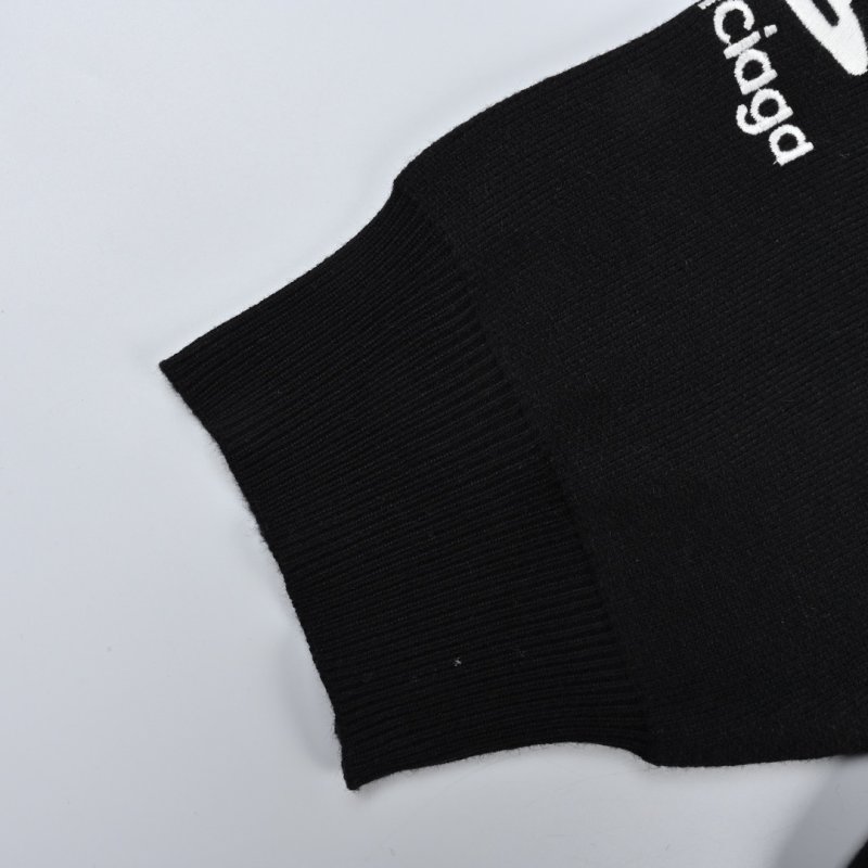 Balenciaga Black Logo Sweatshirt view