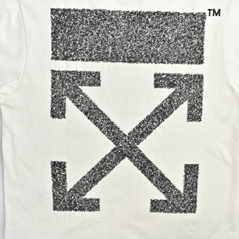 Off-White Arrow Logo White T-Shirt view