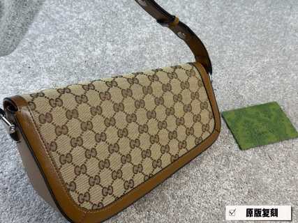 Gucci 1955 Horsebit Shoulder Bag Beige/Brown view 9