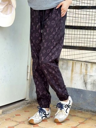 Louis Vuitton Monogram Track Pants Burgundy view 2