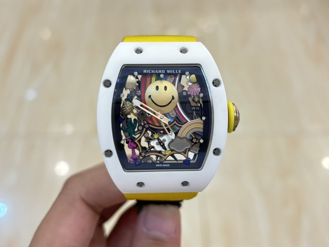 Richard Mille RM 88 Smiley V2 Automatic Tourbillon White & Yellow