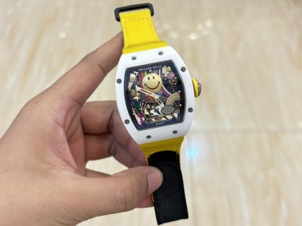 Richard Mille RM 88 Smiley V2 Automatic Tourbillon White & Yellow view 2