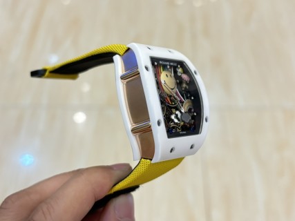 Richard Mille RM 88 Smiley V2 Automatic Tourbillon White & Yellow view 4