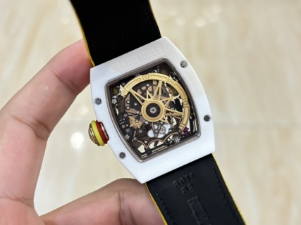 Richard Mille RM 88 Smiley V2 Automatic Tourbillon White & Yellow view 6