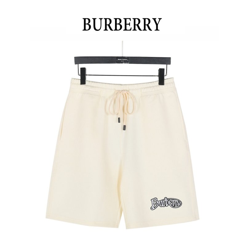 Burberry Cream Logo Shorts view