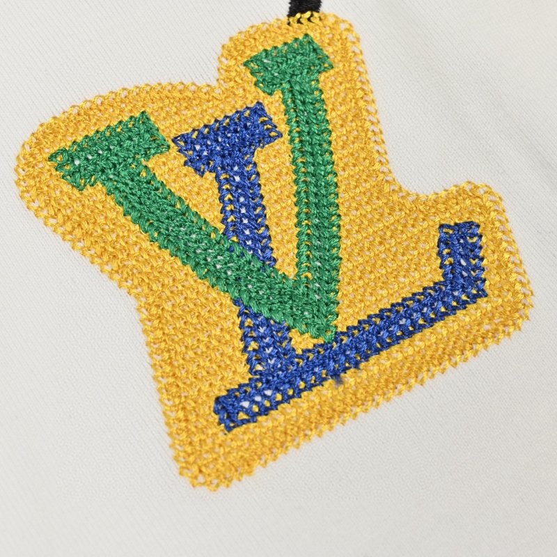 Louis Vuitton White Graphic Short Sleeve T-Shirt view
