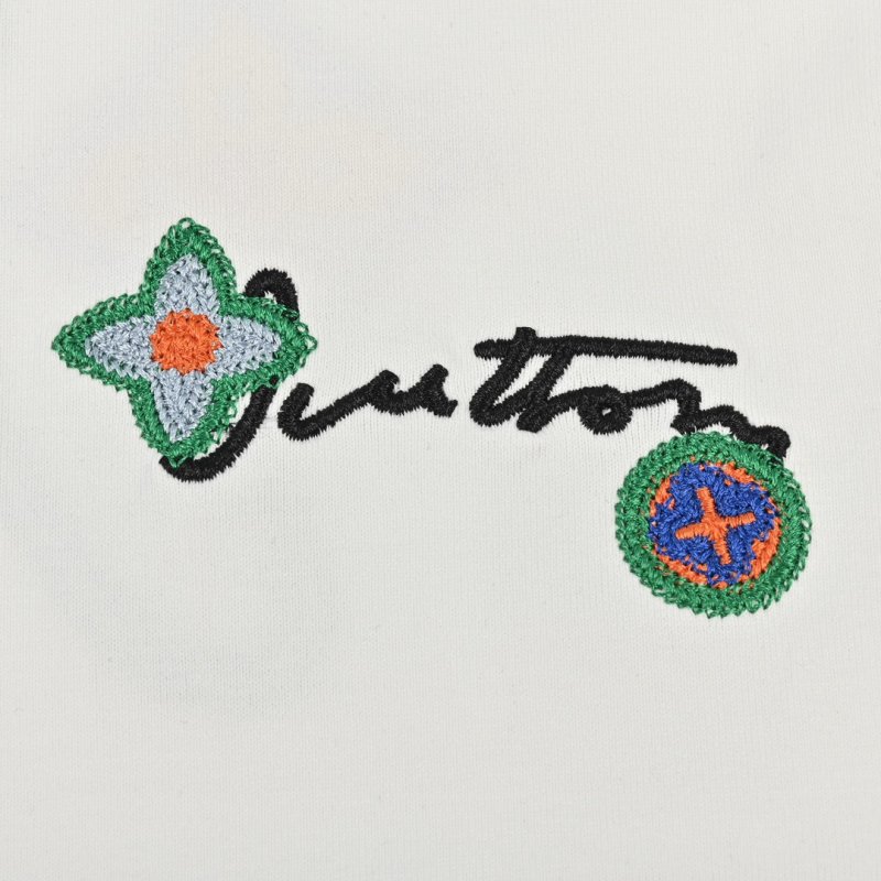 Louis Vuitton White Graphic Short Sleeve T-Shirt view