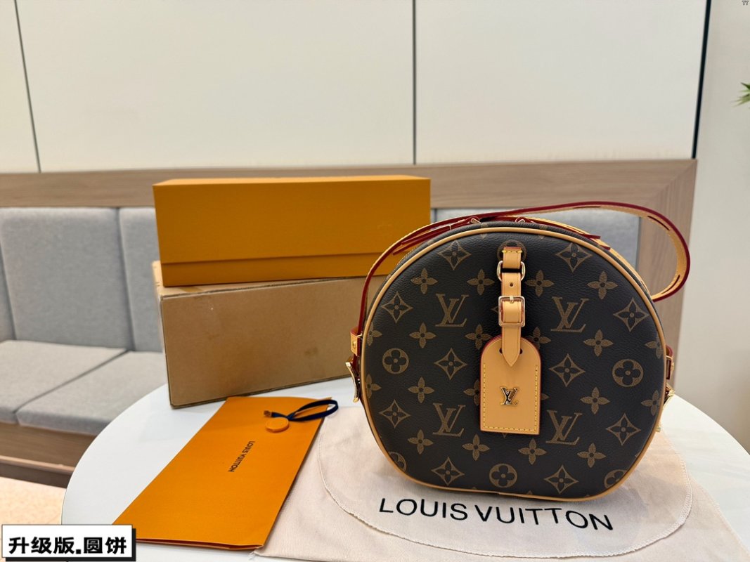 Louis Vuitton Round Monogram Canvas Shoulder Bag