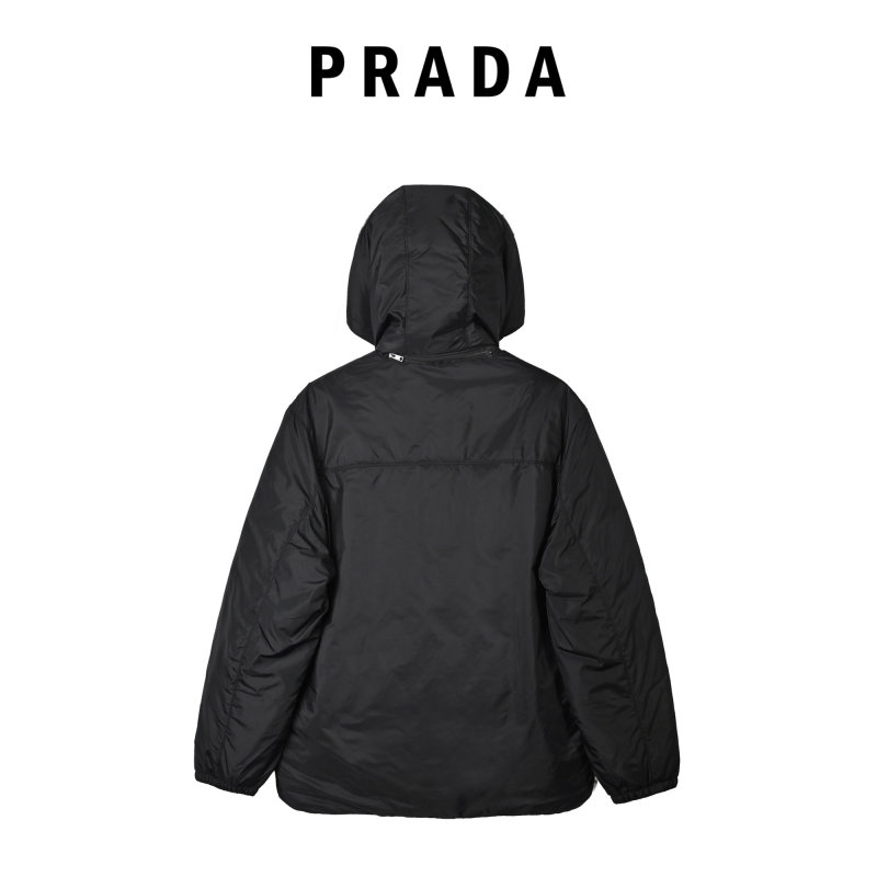 Prada Black Nylon Down Jacket view