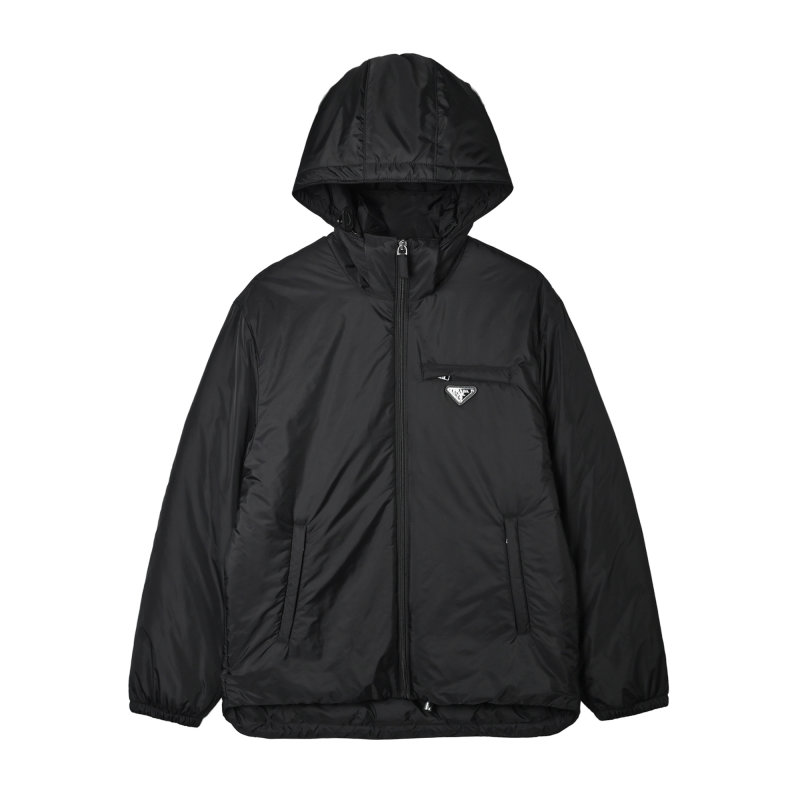 Prada Black Nylon Down Jacket view