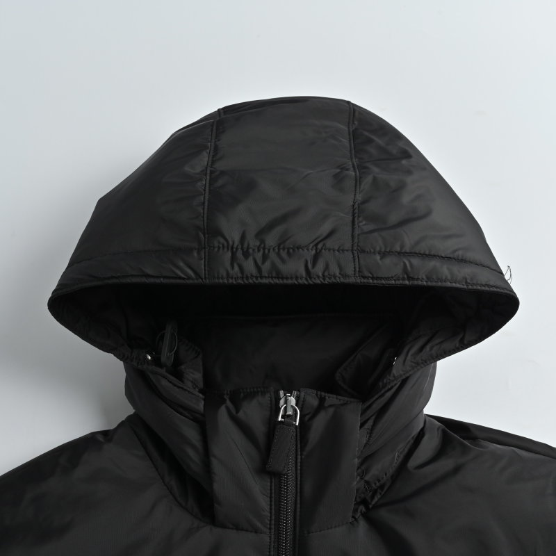 Prada Black Nylon Down Jacket view