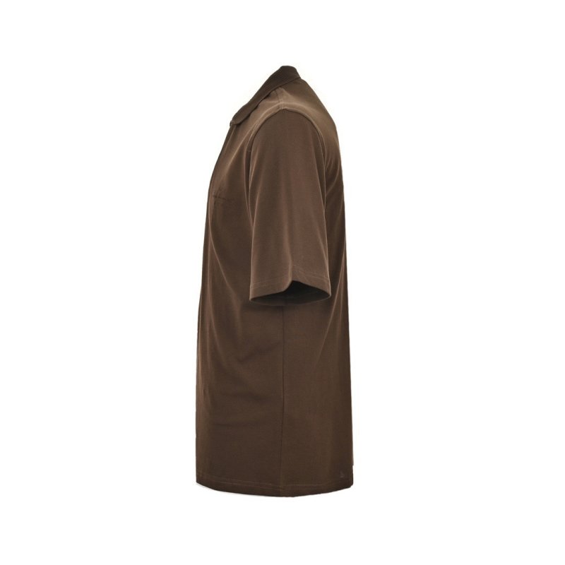 Brown Polo Short Sleeve T-Shirt view
