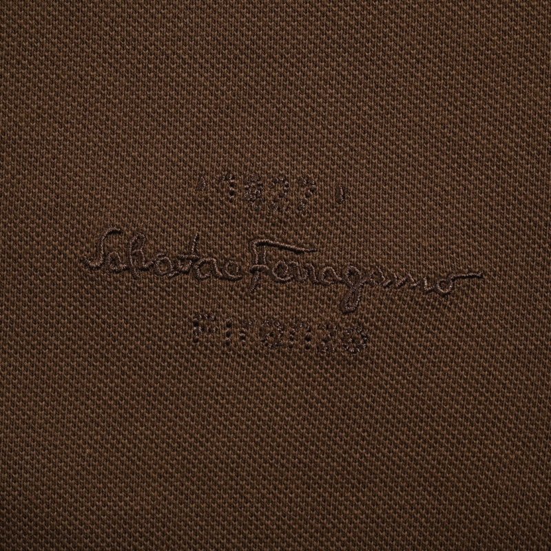 Brown Polo Short Sleeve T-Shirt view
