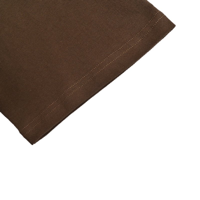 Brown Polo Short Sleeve T-Shirt view