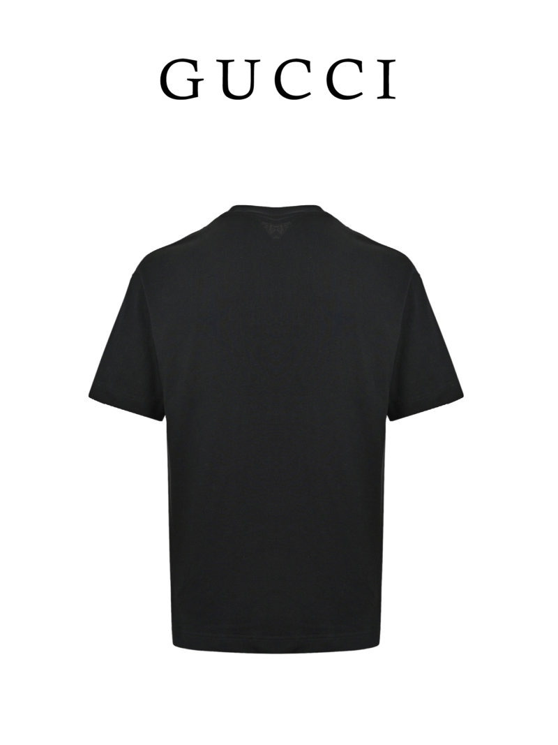 Gucci GG Firenze Black Short Sleeve T-Shirt view