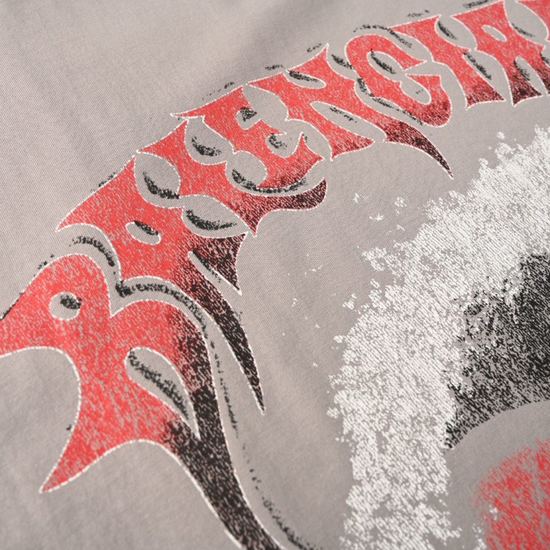 Oversized Graphic T-Shirt - Earth & Palm Design in Cream view