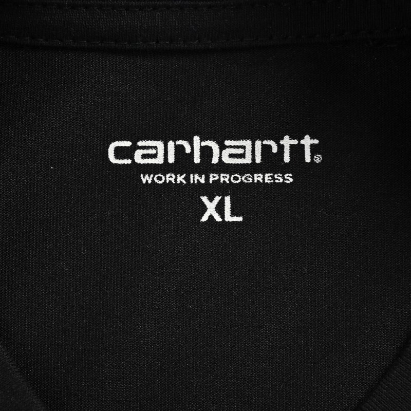 Black Pocket Crew Neck Short Sleeve T-Shirt view