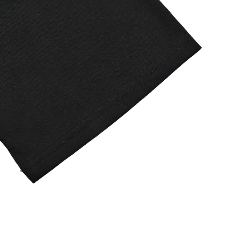 Black Pocket Crew Neck Short Sleeve T-Shirt view