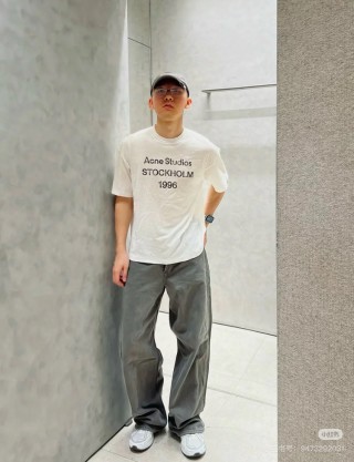 Acne Studios Stockholm 1996 Cream T-Shirt view 6