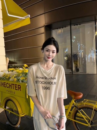 Acne Studios Stockholm 1996 Cream T-Shirt view 9