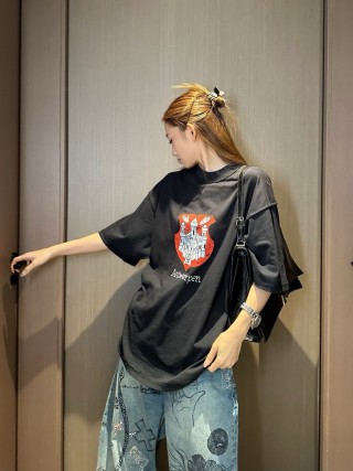 Antwerpen Graphic Black Short Sleeve T-Shirt view 3