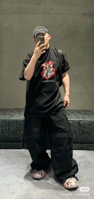 Antwerpen Graphic Black Short Sleeve T-Shirt view 6