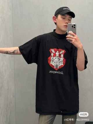 Antwerpen Graphic Black Short Sleeve T-Shirt view 8