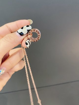 Bvlgari Zero Series Diamond-Set Rose Gold Necklace view 6