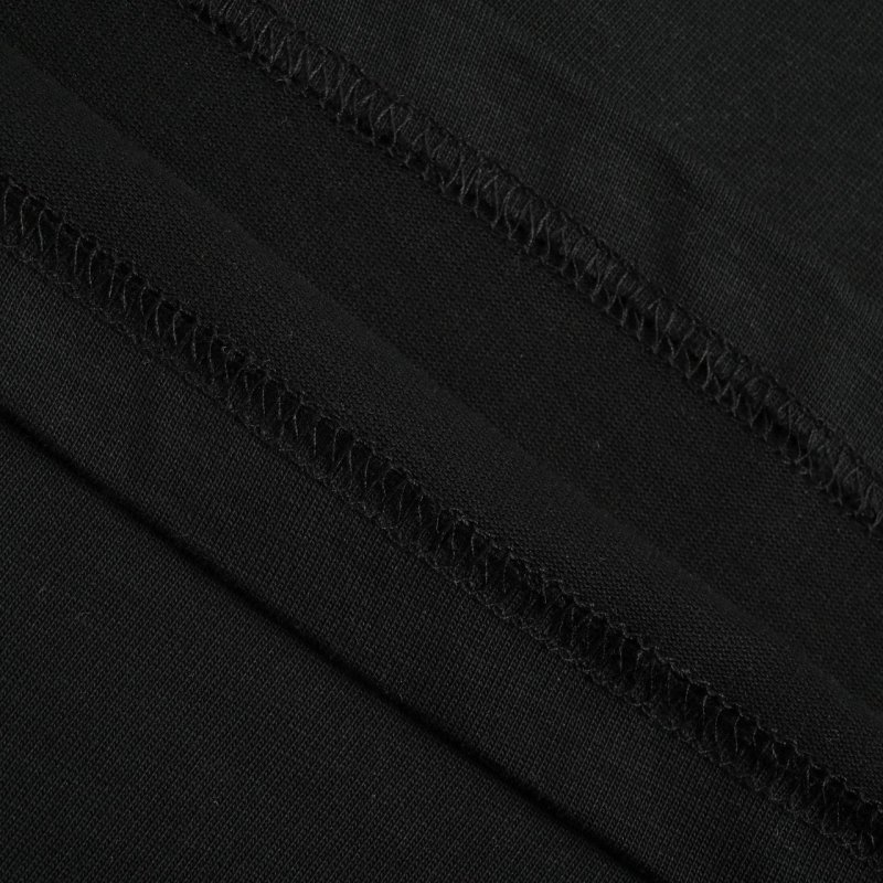 Balenciaga Logo Embroidered Short Sleeve T-Shirt Black view