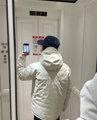 Ralph Lauren White Puffer Jacket view 4