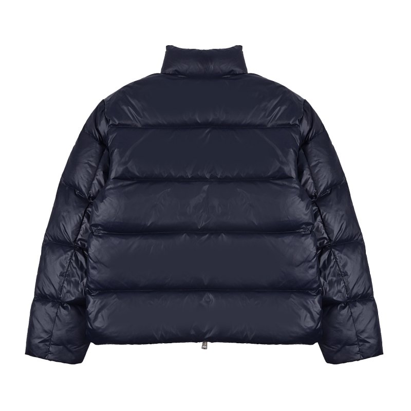 Gucci Navy Striped Down Puffer Jacket view