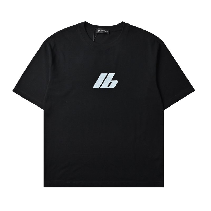 Black Minimalist Logo Short Sleeve T-Shirt view
