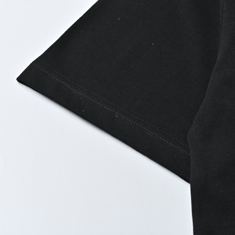 Black Minimalist Logo Short Sleeve T-Shirt view