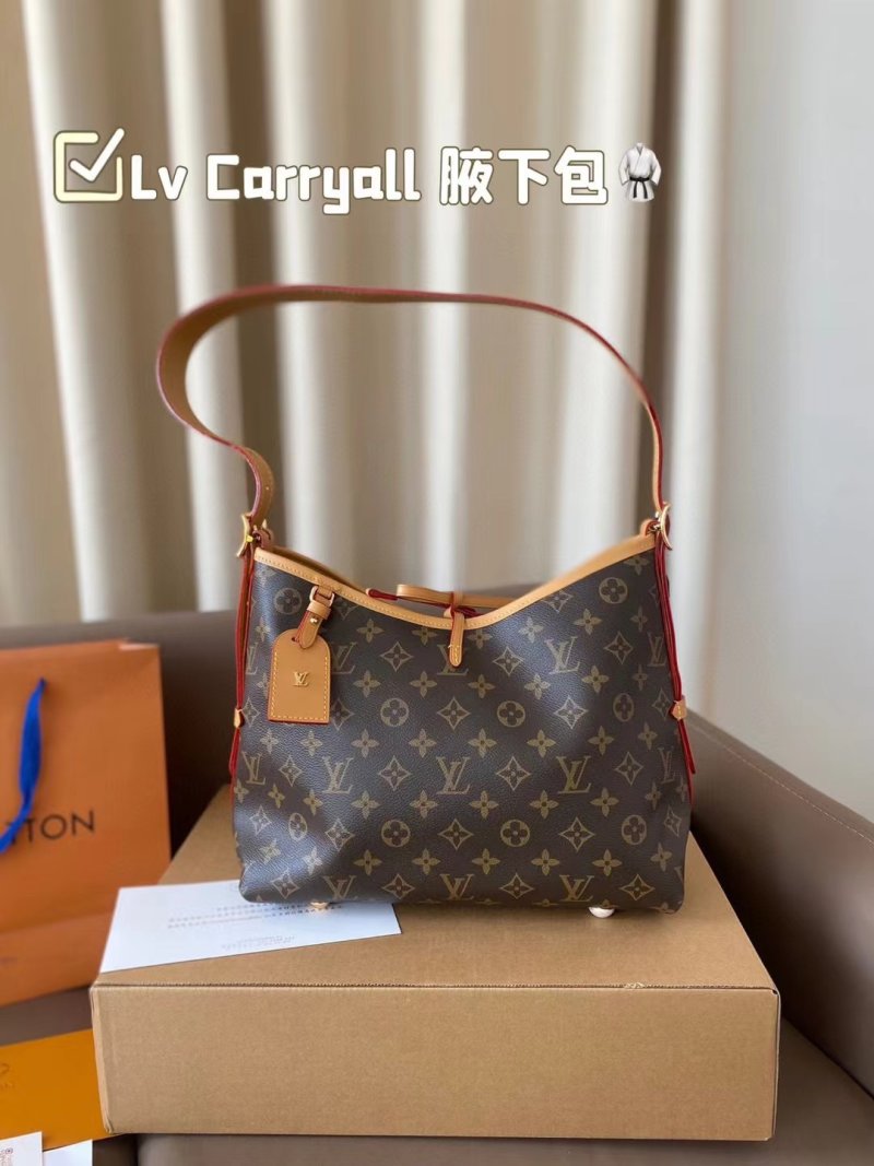 Louis Vuitton Carryall Monogram Canvas Shoulder Bag