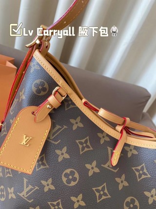 Louis Vuitton Carryall Monogram Canvas Shoulder Bag view 3