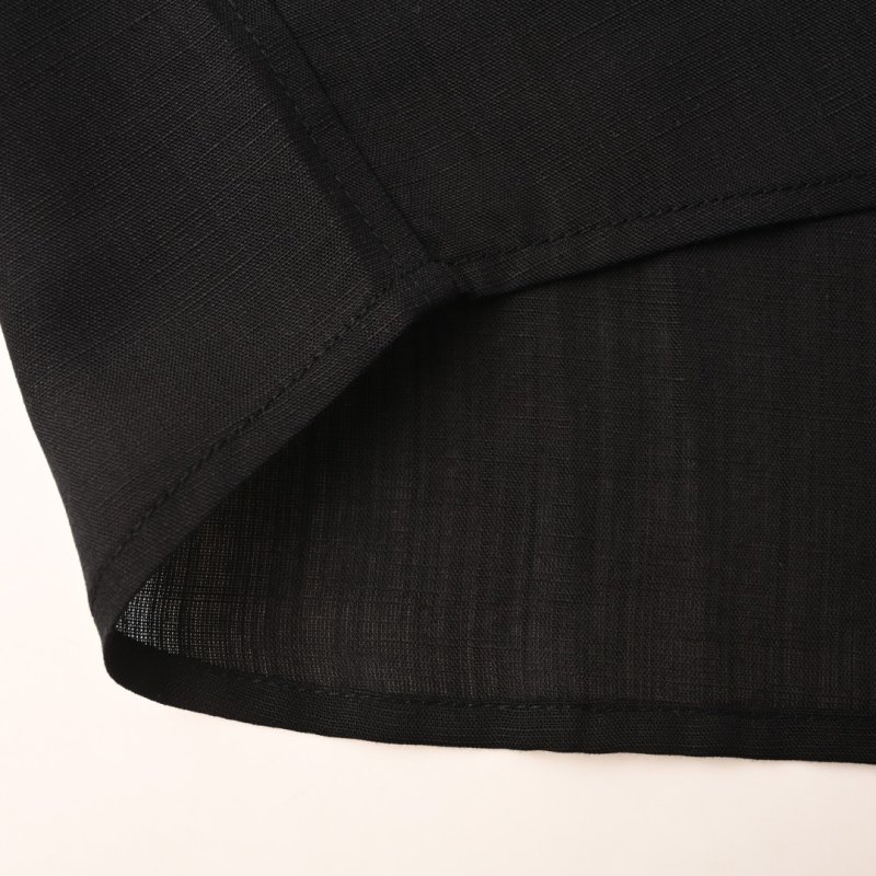 Loewe Black Long-Sleeve Shirt with Embroidered Logo view