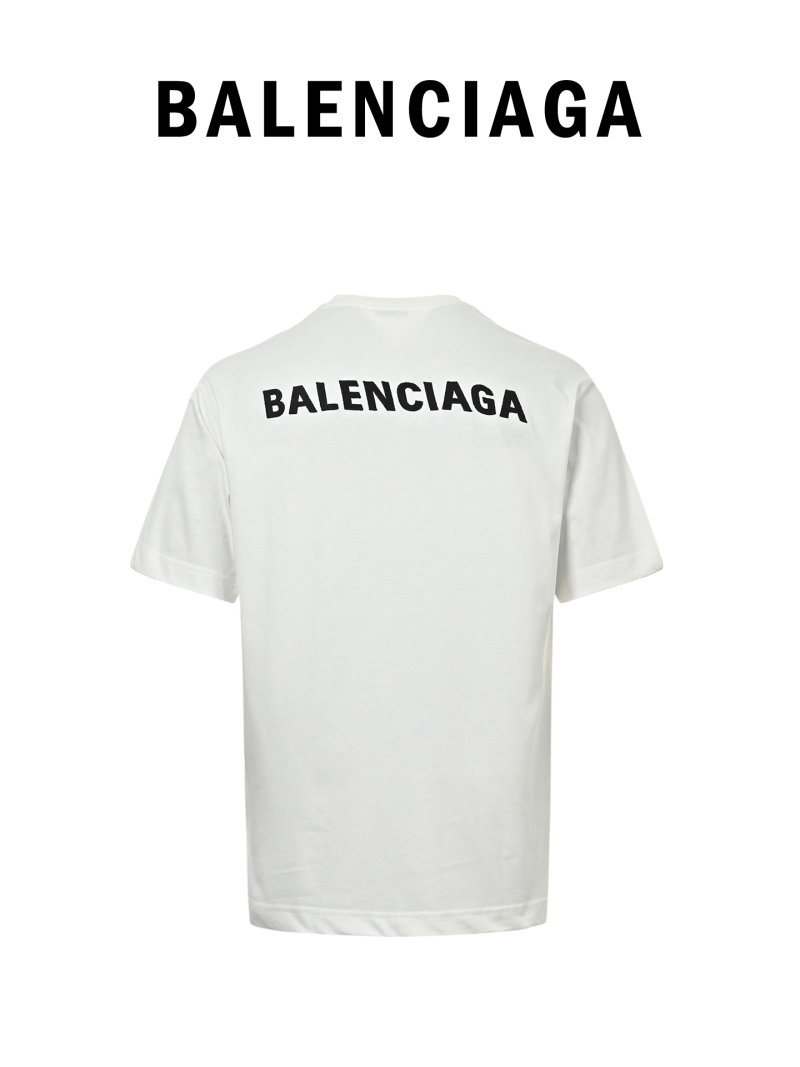 Balenciaga White Logo T-Shirt view