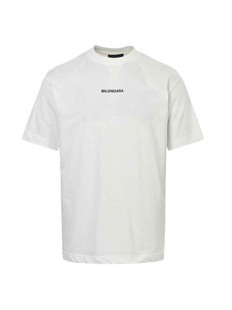 Balenciaga White Logo T-Shirt view